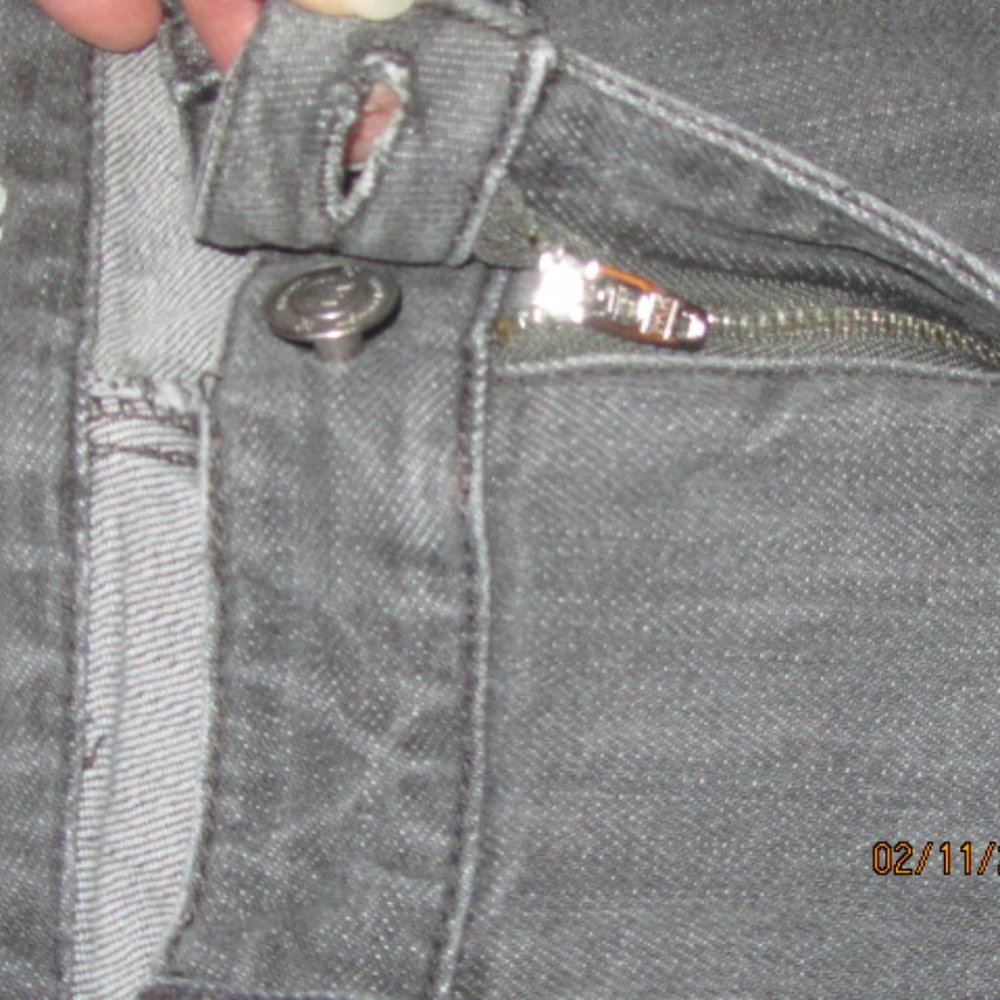 Women's Michael Kors Gray Skinny Jeans Size 6 EUC - Picture 6 of 9